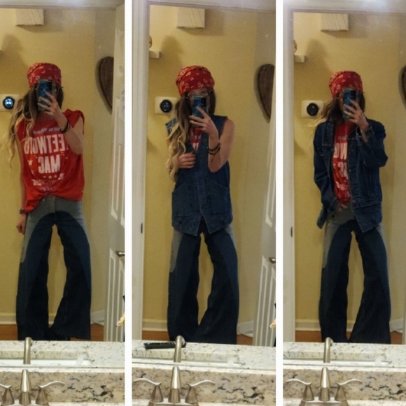 LIMITED EDITION Free People Wrangler X Lainey Wilson Groovy Wide-Leg Jeans - Picture 2 of 2